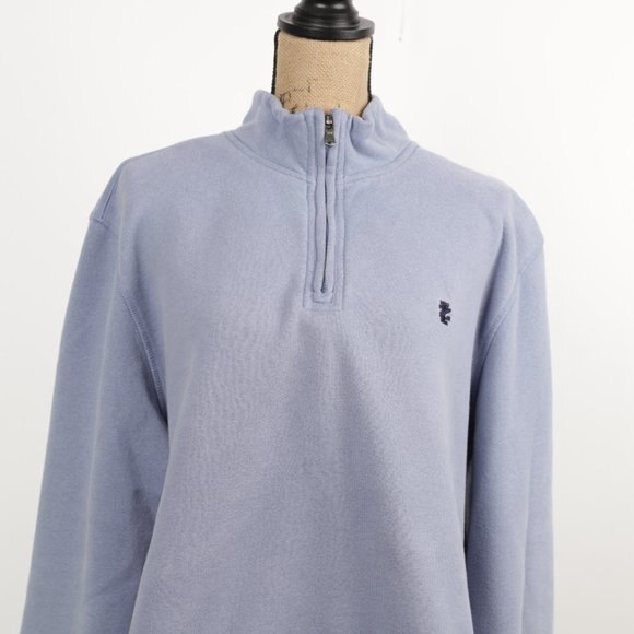 IZOD Men's half zip Pullover sweater XL - Picture 2 of 7
